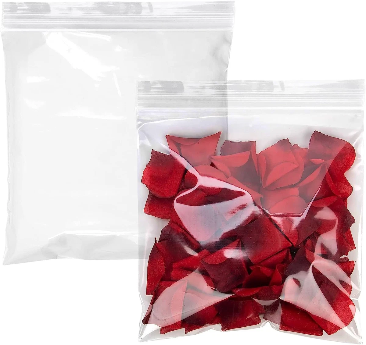 1000ct Zip Lock Bags Clear 10 x 10 Seal Top Bags 2 mil Heavy Duty