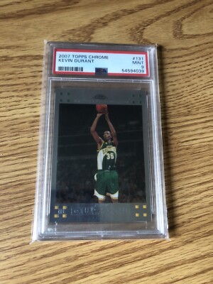 その他 KEVIN DURANT TOPPS CHROME RC #131 PSA 9 2007 Topps Chrome Kevin Durant ROOKIE RC #131 PSA 9 MINT | eBay