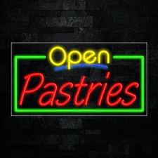 Pastries LED Neon Sign 33"L x 18"H #35818