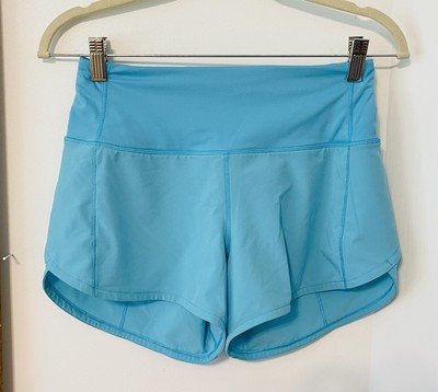 Lululemon Speed Up High-Rise  Short 4''  Turquoise  Blue Size 4 ( no Liner)