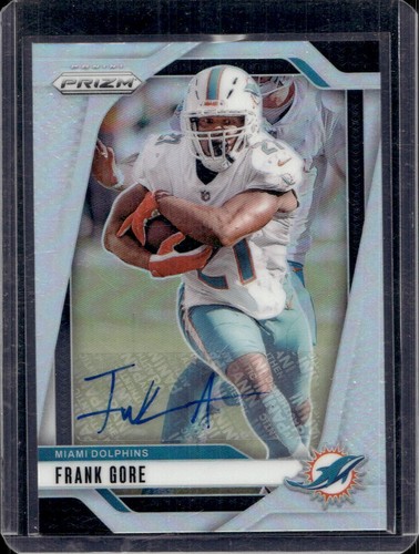 Frank Gore 2024 Panini Prizm #184 Auto Silver Prizm