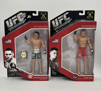 Lot Of 2 UFC Series 8 Jakks Pacific Figures Nate Diaz And Frankie