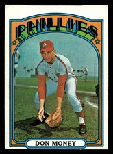 1972 Topps #635 Don Money VG-EX Phillies Miscut  ID:443013