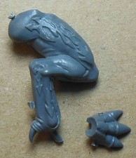 Chaos Space Marines - Daemon Prince 2009 - Right Leg (s) Bitz Bits AoS 40k