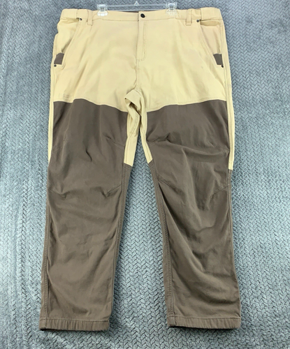 Magellan Pants Men's 3XL ( 47x31 ) Beige Brown Brush Guard Hunting Outdoors