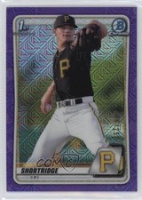 2020 Bowman Mega Box Purple Mojo Refractor 9/250 Aaron Shortridge #BCP-9 13c1
