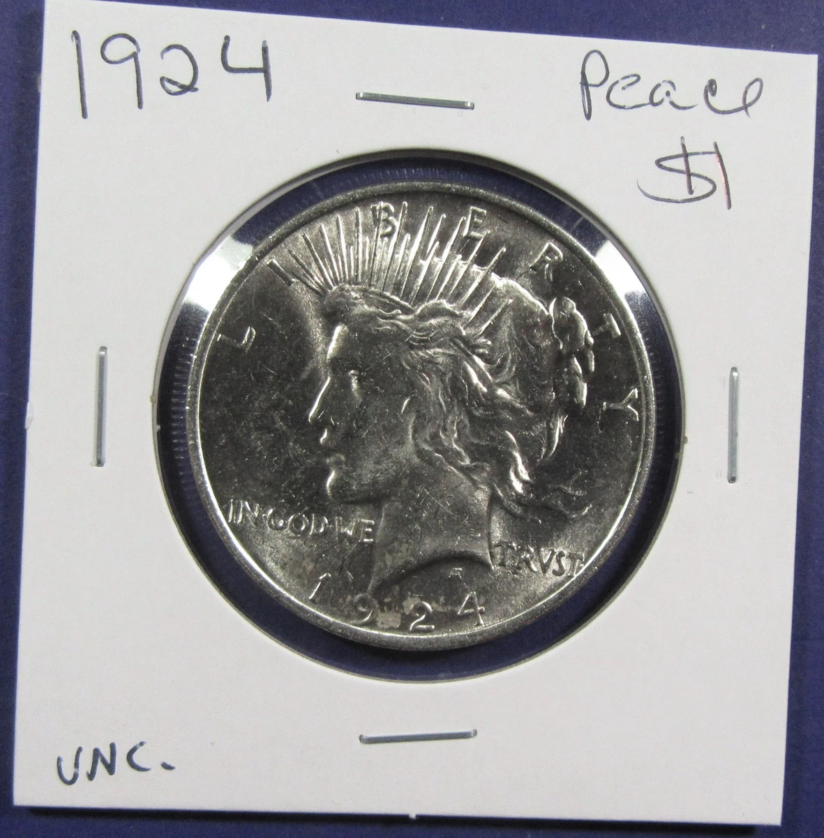 Silver 1924 Year Peace Dollars (1921-1935) for sale | eBay