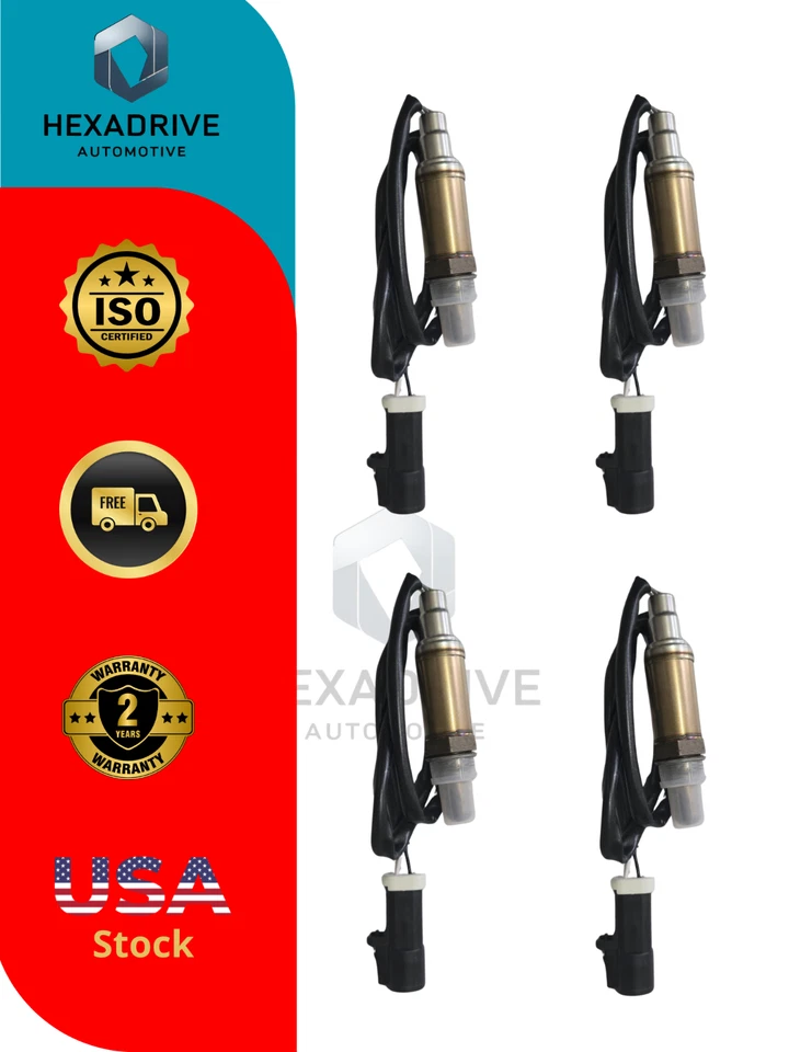 Juego de 4 sensores de oxígeno O2 nuevos para Ford Explorer Sport Trac 2001-2010 4,0 L 4,6 L Foto 3 de 3
