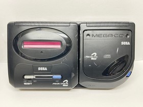 SEGA Mega Drive 2 Mega CD 2 Console Set For Parts Untested As Is Japan