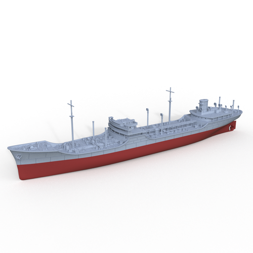 SSMODEL SSC1250722S 1/1250 Military Model Kit USN Ohio Cargo Ship Full Hull - Bild 3 von 3