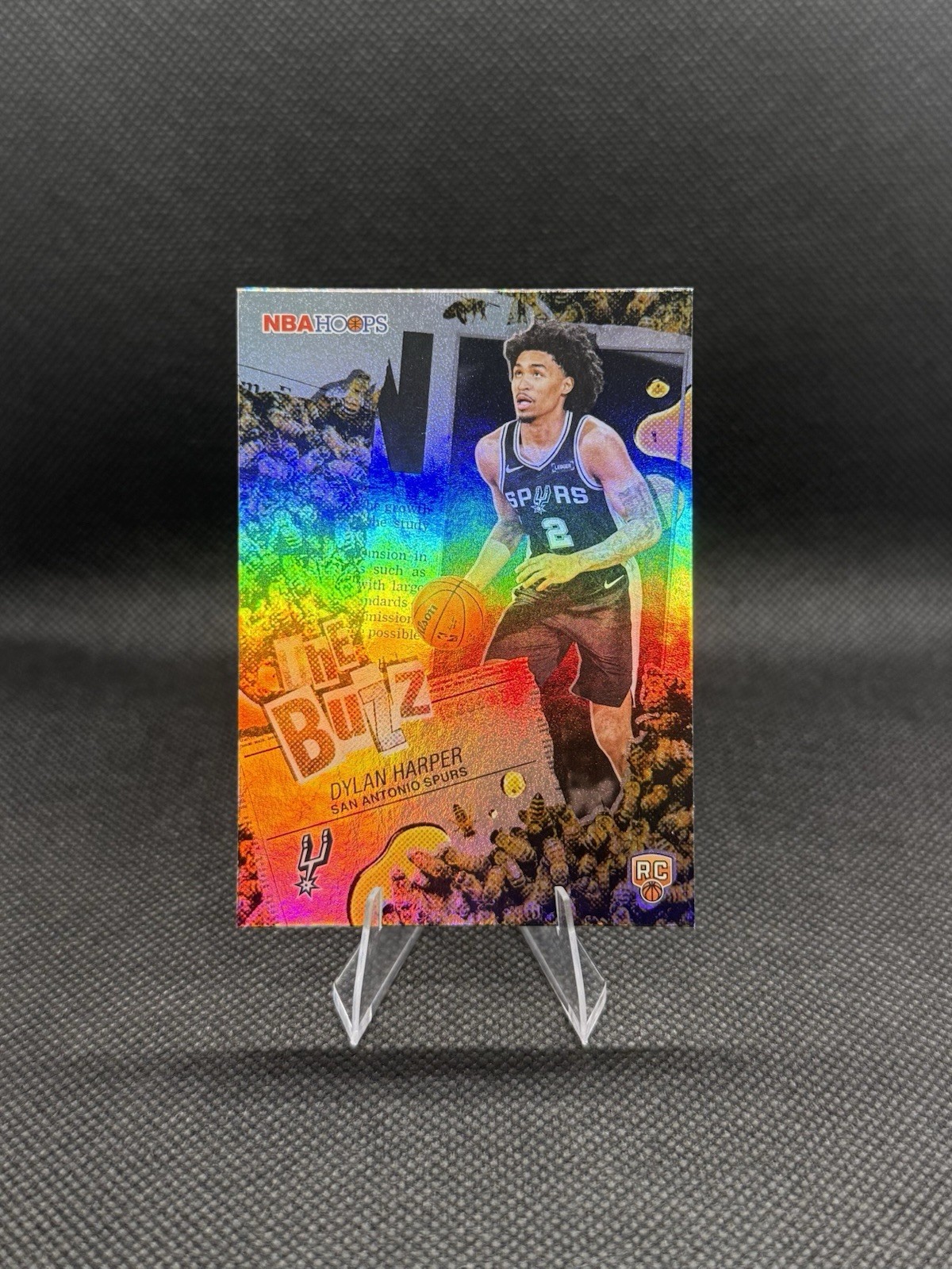 2025-26 Topps NBA Hoops Dylan Harper RC The Buzz Refractor #TB-2