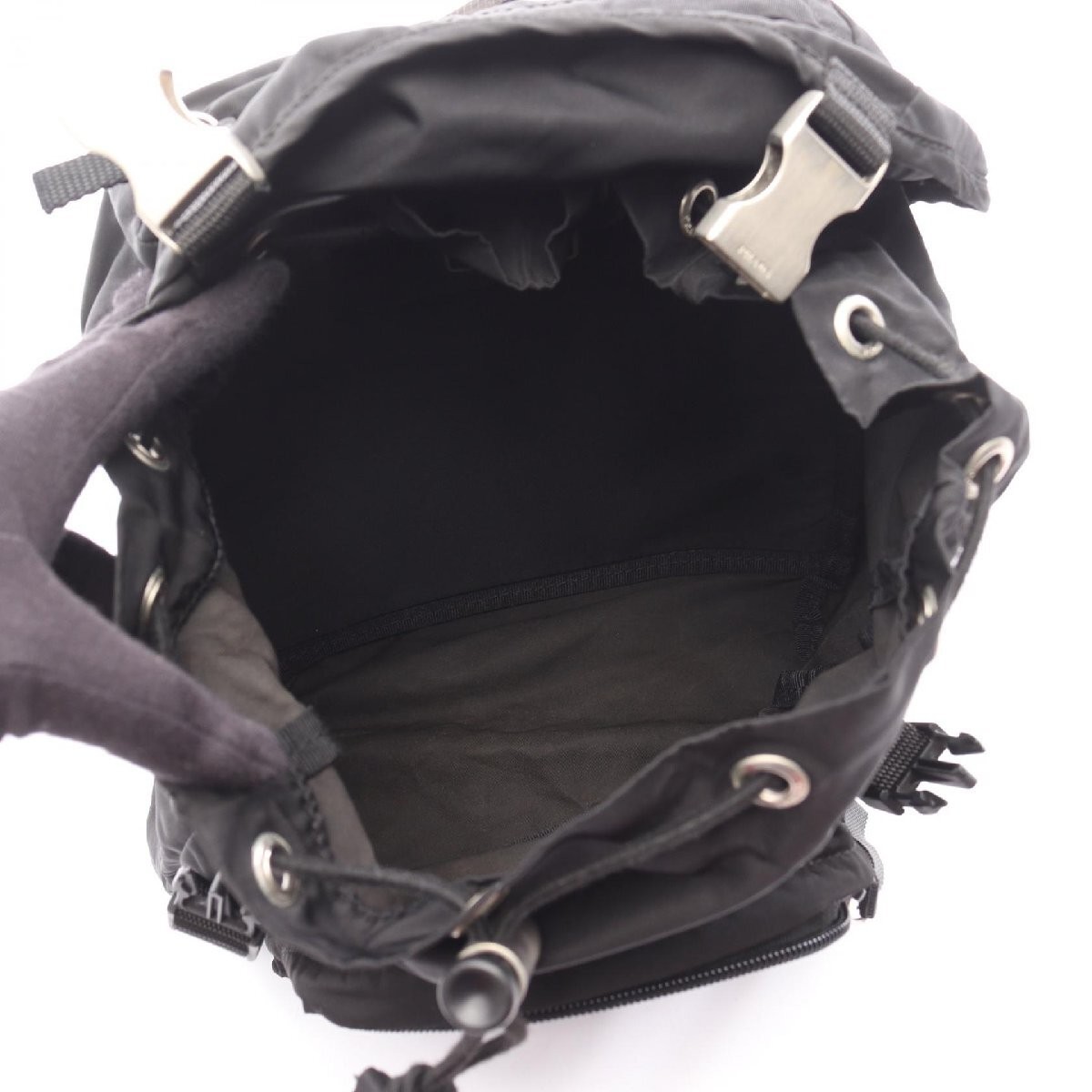 PRADA TESSUTO MONTAGN  PRADA Nylon Rucksack Backpack Nylon Used Women s from jap thumbnail 3