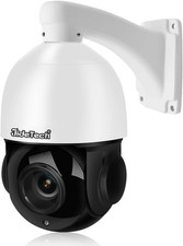 5MP PTZ Security Camera Outdoor 20X Optical Zoom PoE IP Camera Auto Tracking