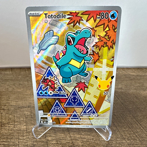 Pokemon TCG Totodile 048 First Partner Series 2 Holo Promo English