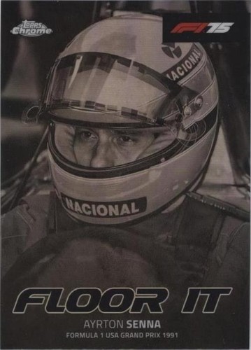 2024 Topps Chrome Formula 1 F1 Ayrton Senna Black 3/10 #188 PSA 10