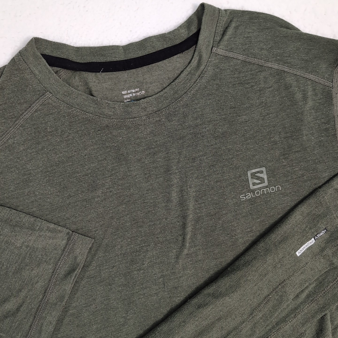 Salomon Advanced Skin Active Dry Shirt Performance Top Uomo Sm Verde Corsa Us intime ottimeioni