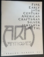 Ark Antiques Fine Early 20th American Craftsman Silver Jewelry Metal catalog