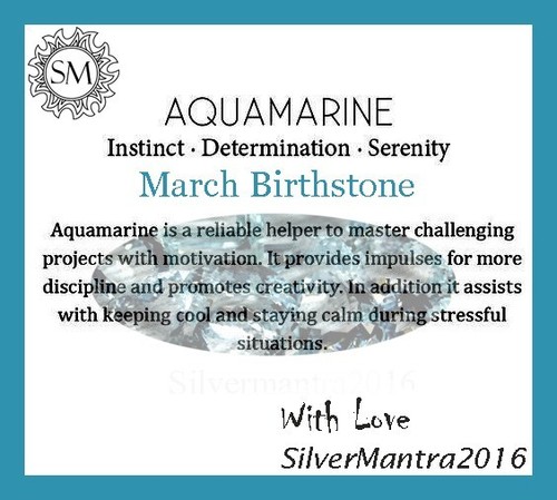 Natural Aquamarine Bezel Rough Stone New Chain Bracelet Jewelry 925 Solid Silver - Picture 5 of 7