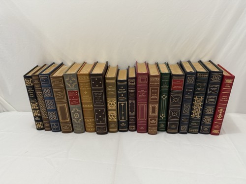 Franklin Library Greatest Books of All Time Leather Set Of 18 Hard Cover 1979