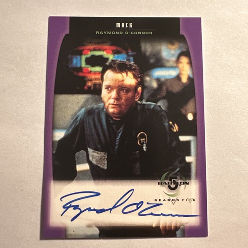 1998 Skybox Babylon 5 Season 5 Auto Raymond O'Connor as Mack #A04 -LIVE