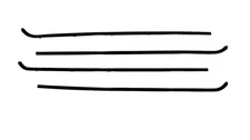 JEGS 95229 Window Guide Felt Kit 1964-1966 GM Trucks w/o Vent Window See Fitment
