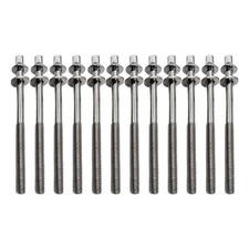 12 Pieces Drum Screw,Tension Rods,Accessory,Rustproof with Washers Percussion