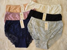 4pack Ladies Briefs Knickers Womens Underwear  Comfort Fit Lace