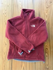 The North Face Polartec Fleece Jacket Full Zip Burgundy Wine Red Women s XS