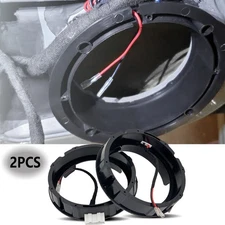 6.5" Door Mounting Speaker Adapter Plates with Harness For VW Beetle/Golf/Passat