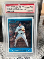 2007 Bowman Chrome Future Game Prospects Joba Chamberlain #71 PSA 10