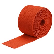 sourcing map 7cm Gummiband, 4m elastisch f&uuml;r N&auml;hprojekte, orangegelb