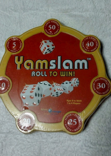 YAMSLAM Roll to Win! Game in Storage Tin by Blue Orange Games New Sealed