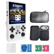 2025 New Upgraded R36MAX Retro Handheld Game Console, 128GB Mini Video Game
