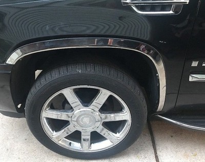 APS FT03A-ESCA07 Stainless Steel 2'' Fender Lip Trim for 07-14 Cadillac Escalade
