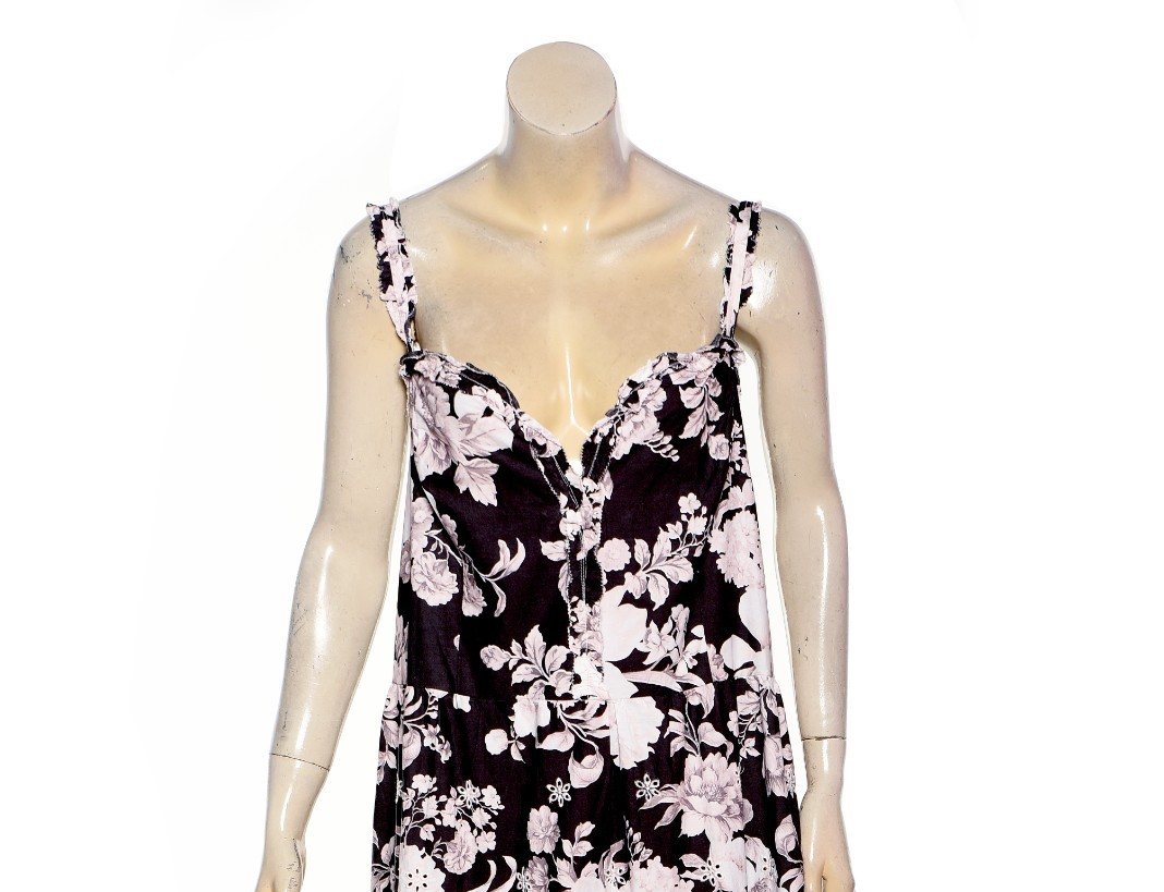 Anthropologie Sleeveless Sweetheart A-Line Midi Dress 3X Plus Floral NEW  44965 | eBay