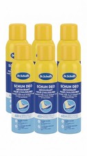 Dr. Scholl's Fresh Step Shoe Spray 150ml 6x Pack Anti Odour Foot Deodorant