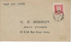 1941 (1 April) Jersey 1d Arms On Very Neat Bisson First Day Cover