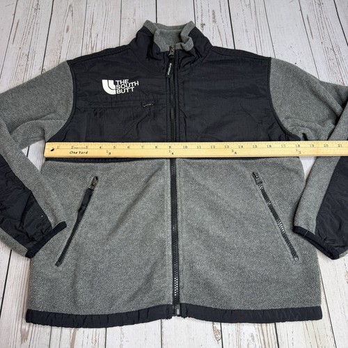 The South Butt Anti-Establishment Y2K Mens S Full Zip Fleece Jacket Gray Black - Picture 6 of 13