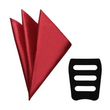 Pocket Squares, Handkerchiefs with Pocket Squares Holder Solid Color Hankies ...