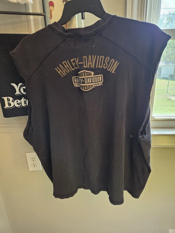 Camiseta sin mangas térmica Henley 3X Harley-Davidson para hombre sin mangas Foto 3 de 3