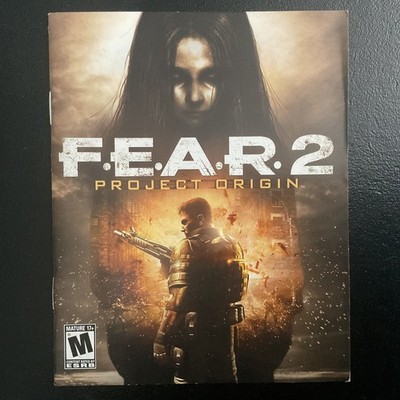 FEAR 2 Project Origin PS3 Sony PlayStation 3 Instruction Manual Only