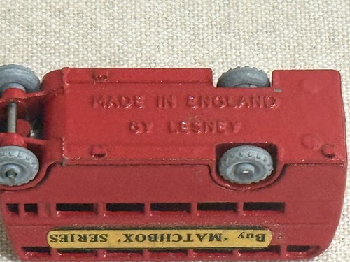 Vintage Lesney #5A London Bus "Buy Matchbox Series" Nice! - Picture 6 of 7