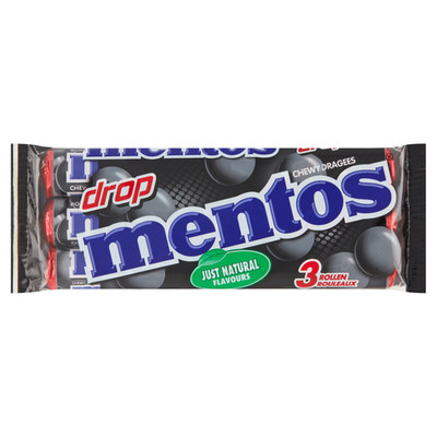 Mentos Lakritz Rollen (25 x 3 x 37,5g)