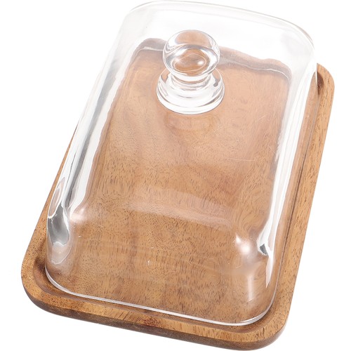 Dessert Pastry Plate Cake Cover Stand Charcuterie Board with Lid Domed - Picture 12 of 12