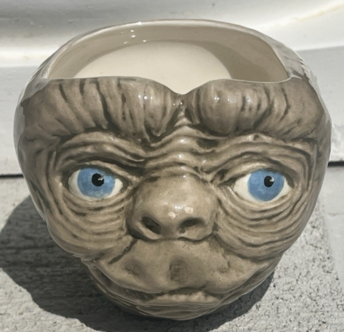 Vintage E.T. Keramiktasse Tasse Handarbeit signiert 1982