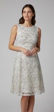 As You Wish  Women's Medium White Floral Sleeveless Sundress – Romantic & Breezy