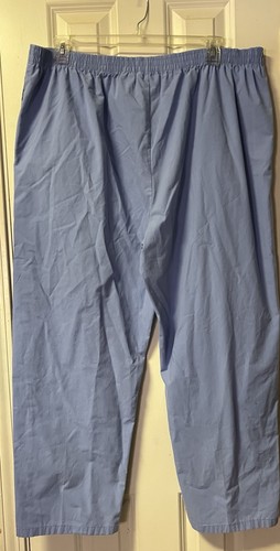 MHD SCRUBS ~ Scrub Pants ~ 2X ~ Size 20W ~ Elastic Waistband ~ Blue ~ Medical - Picture 6 of 24