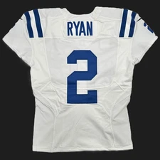 Matt Ryan TEAM / GAME ISSUED 💪Indianapolis Colts 🐎 Nike NFL Jersey 👕 Inc. COA