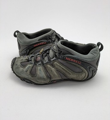 Mens Merrell Chameleon 8 Select Grip Stretch Gray Hiking Shoes J21415 Size 8.5