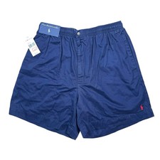 NWT Vintage Polo Ralph Lauren Classic Fit Chino Shorts Men s Sz L Navy Blue